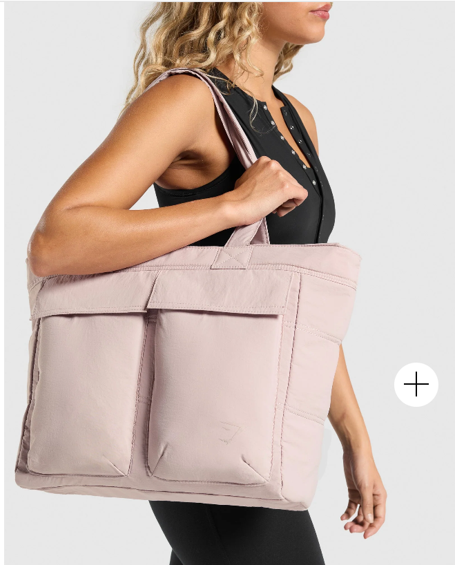 El Gymshark Tote Bag en color Muted Pink