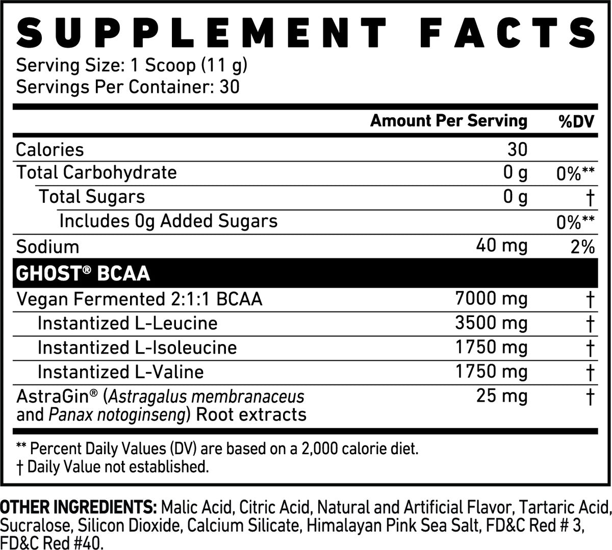 GHOST BCAA