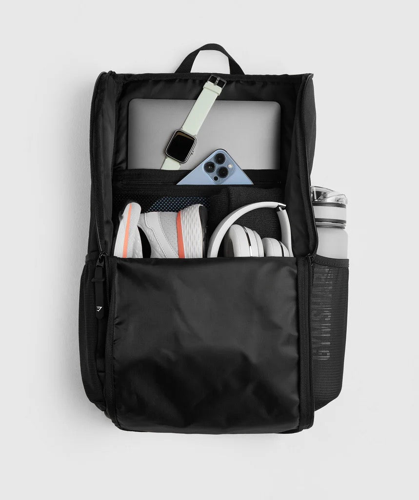 Mochila Gymshark Sharkhead NEGRO