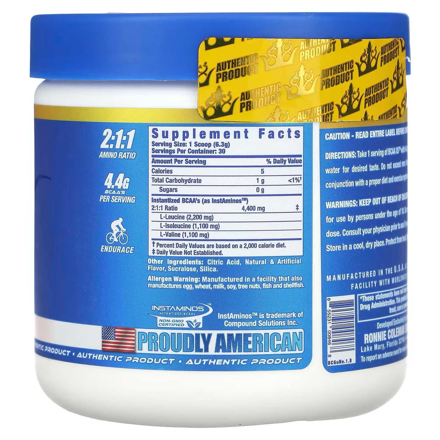 El Ronnie Coleman BCAA-XS 30 Serv Guava Nectarine