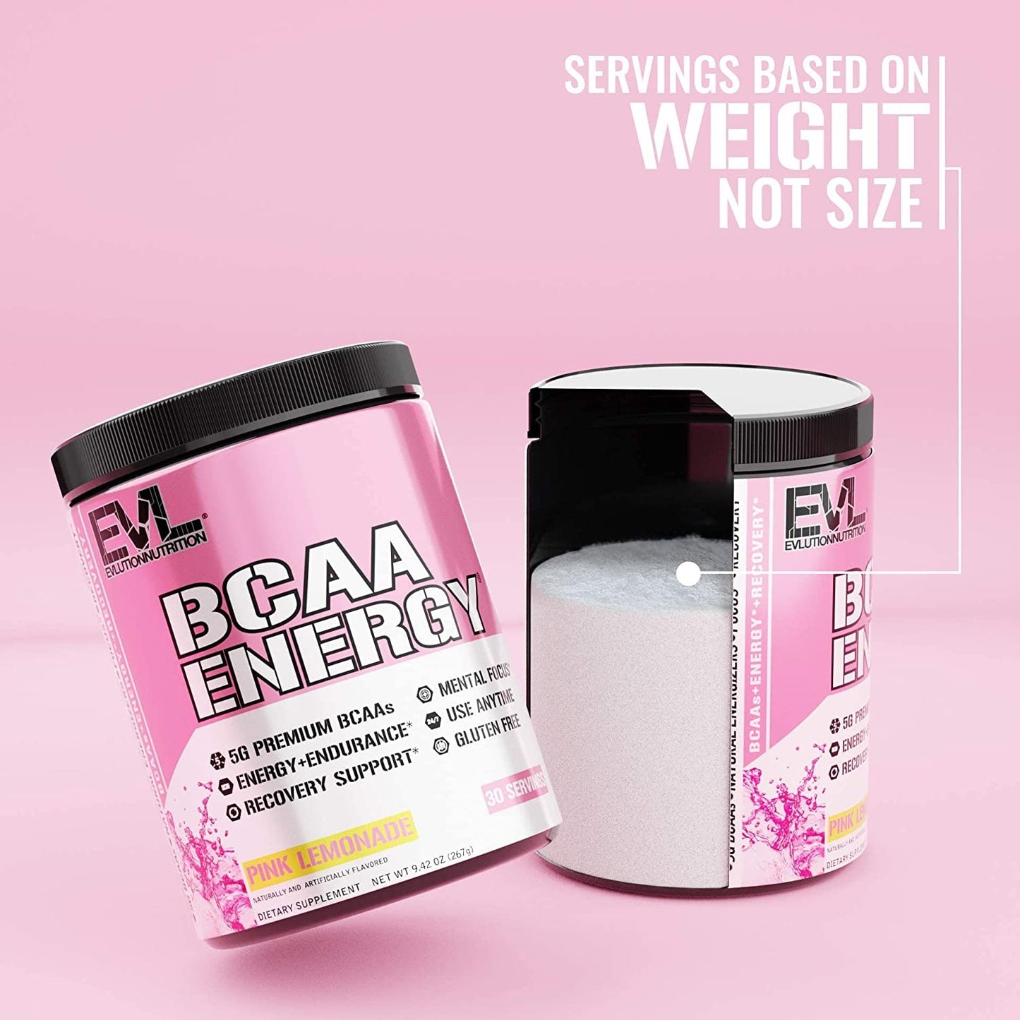 EVL NUTRITION BCAA ENERGY 30 SERV PINK LEMONADE