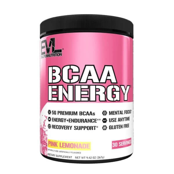 EVL NUTRITION BCAA ENERGY 30 SERV PINK LEMONADE